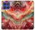 S4012 Red Marble Gold Veins Hülle Schutzhülle Taschen für Motorola Moto G Stylus 5G (2025,2026), Edge 60 Stylus