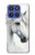 S4025 White Horse Painting Hülle Schutzhülle Taschen für Motorola Moto G Stylus 5G (2025,2026), Edge 60 Stylus