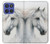S4025 White Horse Painting Hülle Schutzhülle Taschen für Motorola Moto G Stylus 5G (2025,2026), Edge 60 Stylus