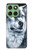 S0123 Grim White Wolf Hülle Schutzhülle Taschen für Motorola Edge 60