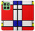 S0157 Composition Red Blue Yellow Hülle Schutzhülle Taschen für Motorola Edge 60