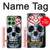 S0223 Vampire Skull Tattoo Hülle Schutzhülle Taschen für Motorola Edge 60