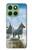 S0250 White Horse Hülle Schutzhülle Taschen für Motorola Edge 60