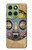 S0965 African Baluba Mask Hülle Schutzhülle Taschen für Motorola Edge 60