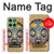 S0965 African Baluba Mask Hülle Schutzhülle Taschen für Motorola Edge 60