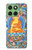 S1256 Buddha Paint Hülle Schutzhülle Taschen für Motorola Edge 60