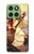 S1420 Saraswati Hindu Goddess Hülle Schutzhülle Taschen für Motorola Edge 60