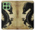 S1482 Black Dragon Painting Hülle Schutzhülle Taschen für Motorola Edge 60