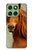 S1595 Beautiful Brown Horse Hülle Schutzhülle Taschen für Motorola Edge 60