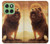 S1957 Lion Aslan Hülle Schutzhülle Taschen für Motorola Edge 60