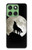 S1981 Wolf Howling at The Moon Hülle Schutzhülle Taschen für Motorola Edge 60