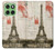 S2108 Eiffel Tower Paris Postcard Hülle Schutzhülle Taschen für Motorola Edge 60