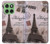 S2211 Paris Postcard Eiffel Tower Hülle Schutzhülle Taschen für Motorola Edge 60