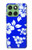 S2244 Hawaiian Hibiscus Blue Pattern Hülle Schutzhülle Taschen für Motorola Edge 60