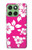 S2246 Hawaiian Hibiscus Pink Pattern Hülle Schutzhülle Taschen für Motorola Edge 60