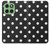 S2299 Black Polka Dots Hülle Schutzhülle Taschen für Motorola Edge 60