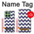 S2345 Navy Blue Shavron Zig Zag Pattern Hülle Schutzhülle Taschen für Motorola Edge 60