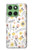 S2354 Pastel Flowers Pattern Hülle Schutzhülle Taschen für Motorola Edge 60