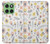 S2354 Pastel Flowers Pattern Hülle Schutzhülle Taschen für Motorola Edge 60