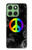 S2356 Peace Sign Hülle Schutzhülle Taschen für Motorola Edge 60