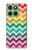 S2362 Rainbow Colorful Shavron Zig Zag Pattern Hülle Schutzhülle Taschen für Motorola Edge 60