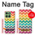 S2362 Rainbow Colorful Shavron Zig Zag Pattern Hülle Schutzhülle Taschen für Motorola Edge 60