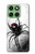 S2386 Black Widow Spider Hülle Schutzhülle Taschen für Motorola Edge 60