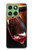 S2396 Red Wine Bottle And Glass Hülle Schutzhülle Taschen für Motorola Edge 60