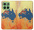 S2494 Australia Flag Map Rock Texture Hülle Schutzhülle Taschen für Motorola Edge 60