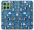 S2572 Marine Penguin Pattern Hülle Schutzhülle Taschen für Motorola Edge 60