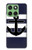 S2758 Anchor Navy Hülle Schutzhülle Taschen für Motorola Edge 60