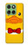 S2760 Yellow Duck Tuxedo Cartoon Hülle Schutzhülle Taschen für Motorola Edge 60