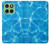 S2788 Blue Water Swimming Pool Hülle Schutzhülle Taschen für Motorola Edge 60