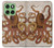 S2801 Vintage Octopus Hülle Schutzhülle Taschen für Motorola Edge 60