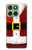 S2846 Christmas Santa Red Suit Hülle Schutzhülle Taschen für Motorola Edge 60