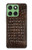S2850 Brown Skin Alligator Graphic Printed Hülle Schutzhülle Taschen für Motorola Edge 60