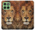 S2870 Lion King of Beasts Hülle Schutzhülle Taschen für Motorola Edge 60