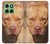 S2903 American Pitbull Dog Hülle Schutzhülle Taschen für Motorola Edge 60