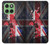 S2936 UK British Flag Map Hülle Schutzhülle Taschen für Motorola Edge 60
