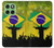 S2981 Brazil Football Soccer Hülle Schutzhülle Taschen für Motorola Edge 60