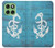 S3053 Marine Anchor Blue Hülle Schutzhülle Taschen für Motorola Edge 60