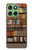 S3154 Bookshelf Hülle Schutzhülle Taschen für Motorola Edge 60