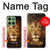 S3182 Lion Hülle Schutzhülle Taschen für Motorola Edge 60