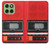 S3204 Red Cassette Recorder Graphic Hülle Schutzhülle Taschen für Motorola Edge 60