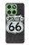 S3207 Route 66 Sign Hülle Schutzhülle Taschen für Motorola Edge 60