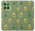 S3285 Avocado Fruit Pattern Hülle Schutzhülle Taschen für Motorola Edge 60