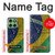 S3297 Brazil Flag Vintage Football Graphic Hülle Schutzhülle Taschen für Motorola Edge 60