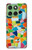 S3391 Abstract Art Mosaic Tiles Graphic Hülle Schutzhülle Taschen für Motorola Edge 60