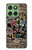 S3394 Graffiti Wall Hülle Schutzhülle Taschen für Motorola Edge 60