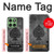 S3446 Black Ace Spade Hülle Schutzhülle Taschen für Motorola Edge 60